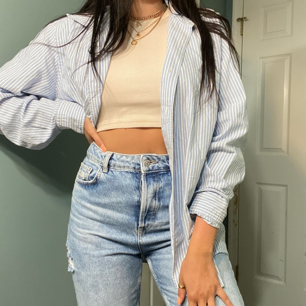 Striped Button Down - Picture 5 of 7